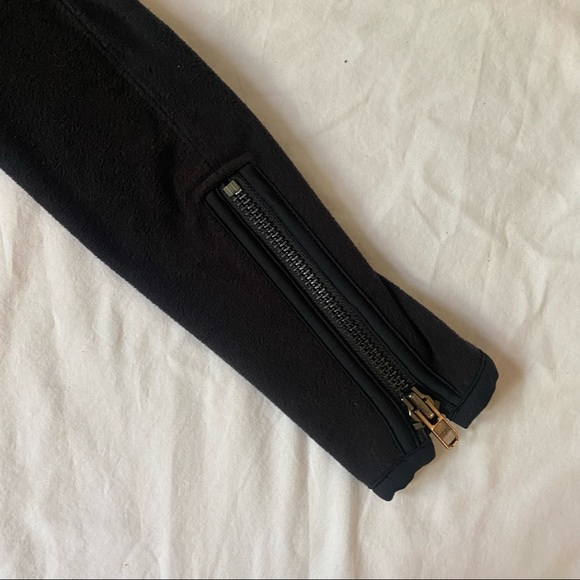 LULULEMON fleece waterfall cardigan in black - Picture 7 of 8